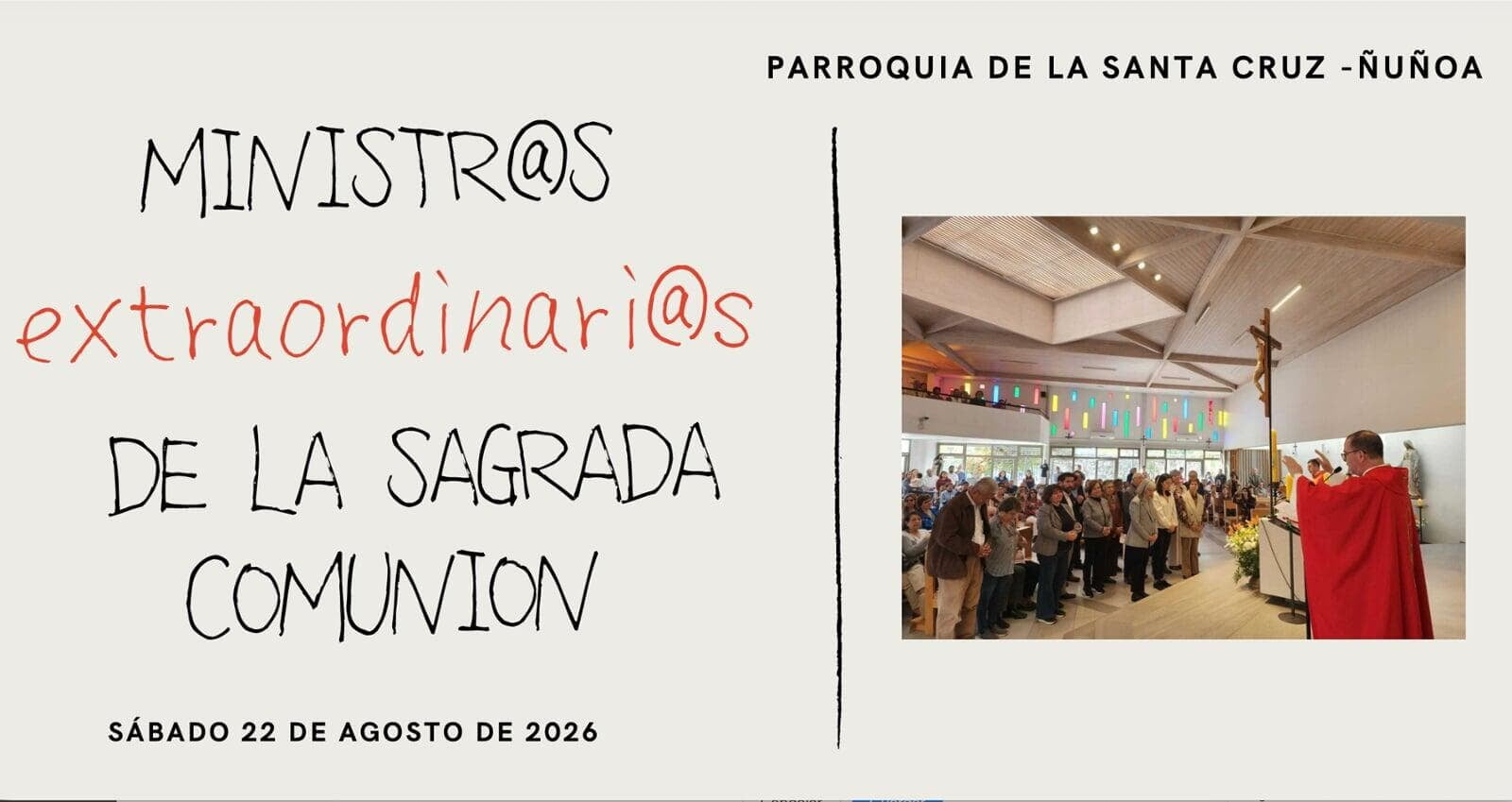Encuentro con ministros extraordinarios de Comunión