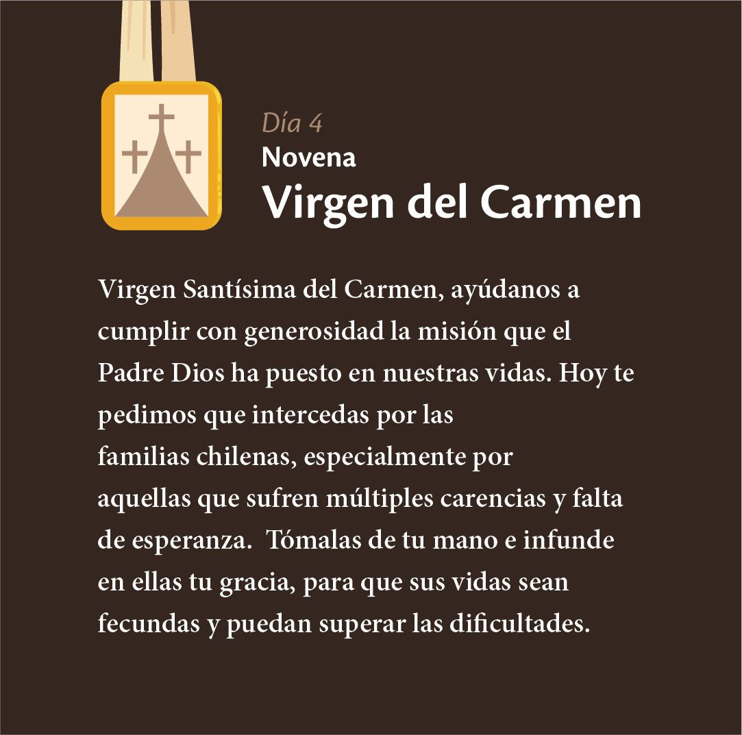 Novena a la Virgen del Carmen Parroquia de la Santa Cruz Ñuñoa